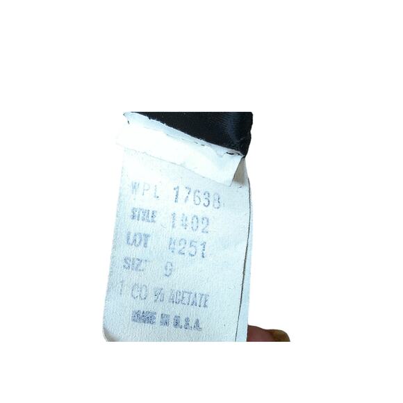 Kellwood Company Black Tiered Ruffle Dress Dark Academia Whimsigoth Size 9 READ - Picture 7 of 12